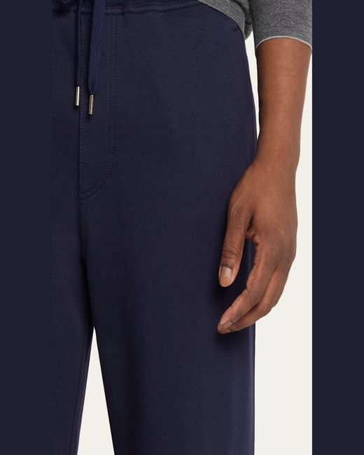 Brunello Cucinelli Blue Casual Drawstring Pants for men