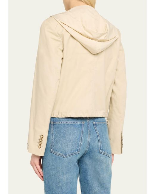 WE-AR4 Natural The Cropped Hooded Blazer