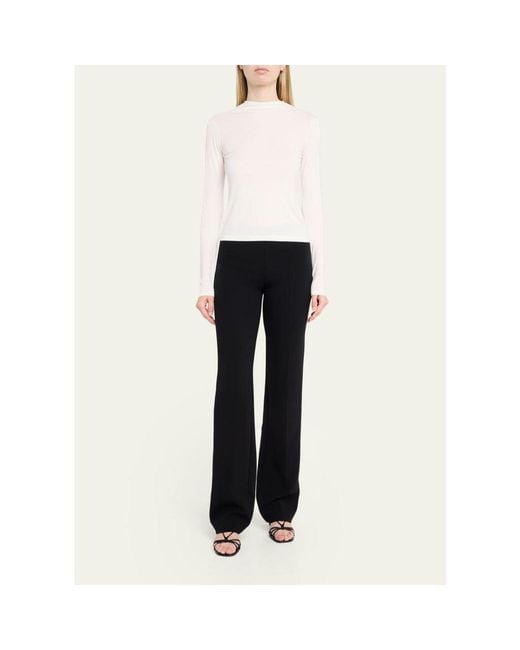 Vince White Tie-Neck Top