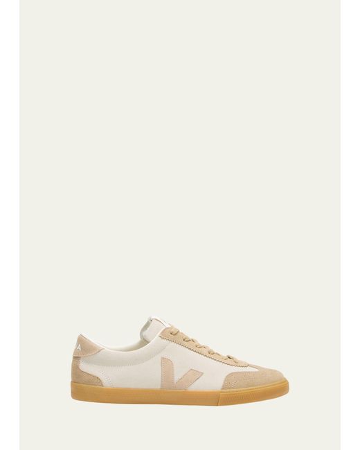 Veja Natural Volley Suede Low-top Sneakers for men