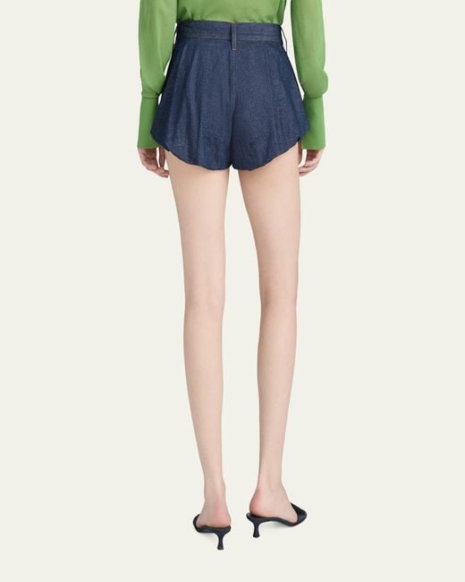 FRAME Blue The Shell Shorts