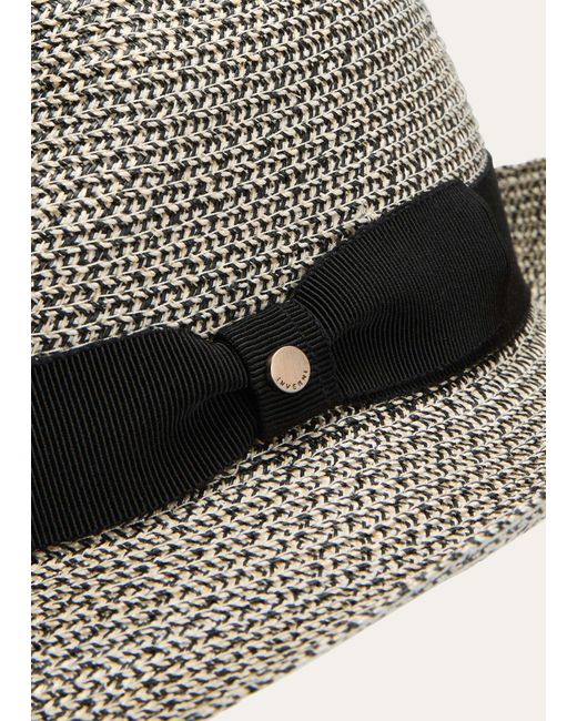 Inverni Multicolor Hemp Textile Fedora Hat for men