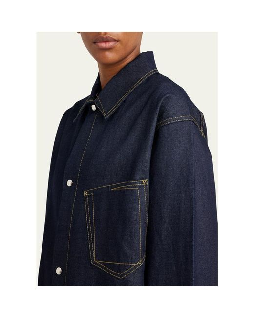 Setchu Blue Paper Denim Jacket