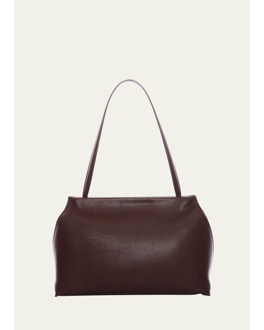The Row Sienna Shoulder Bag In Saddle Leather in Brown | Lyst