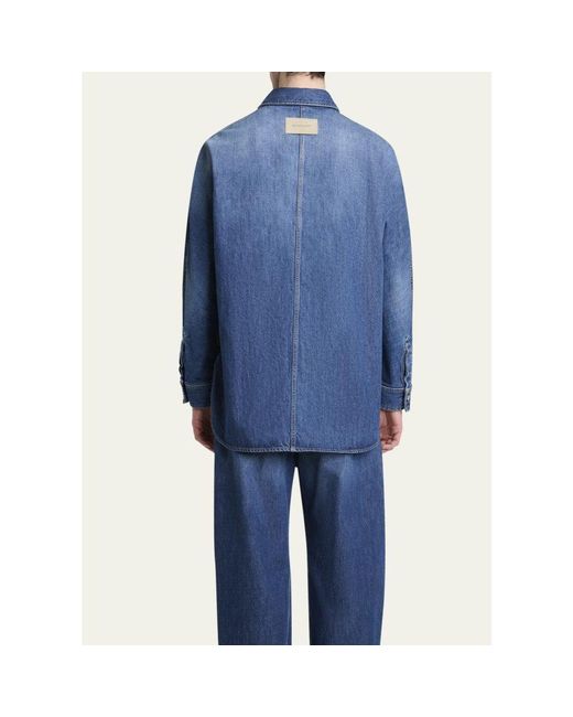 Givenchy Blue Denim Overshirt for men