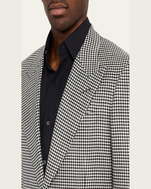 Tom Ford Gray Shelton Houndstooth Sport Coat for men