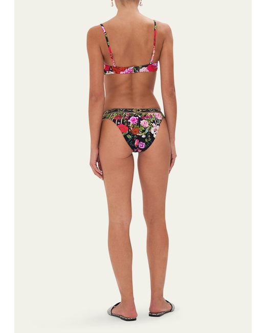 Camilla Multicolor Reservation For Love Paneled Bikini Top