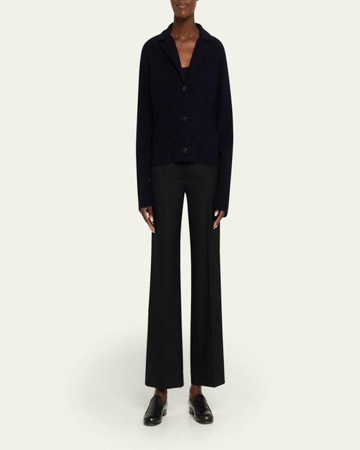 Vince Blue Lapel Button Cardigan