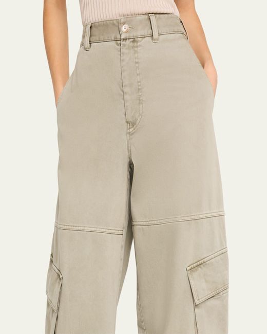 FRAME Natural The Bubble Cargo Pants