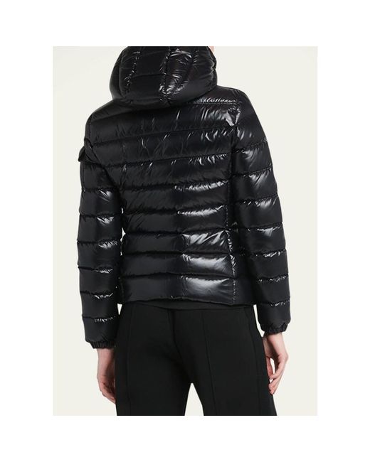Moncler Black Bady Hooded Short Down Jacket
