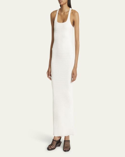 Jacquemus Les Doubles Tresses Croc-Embossed Wedge Mules in