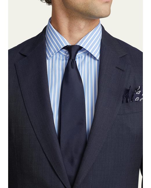 Ralph Lauren Purple Label Blue Kent Hand-tailored Nailhead Suit for men