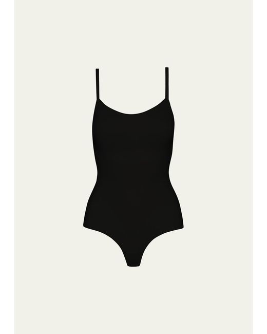 Commando Black Zone Smoothing Scoop-Neck Bodysuit