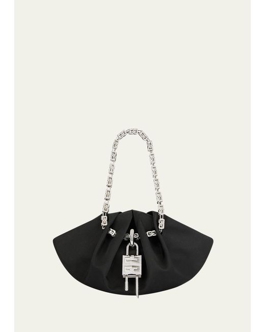 Givenchy Black Mini Kenny Top-handle Bag In Silk