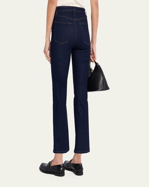 FRAME Blue The Reboot Crop Jeans