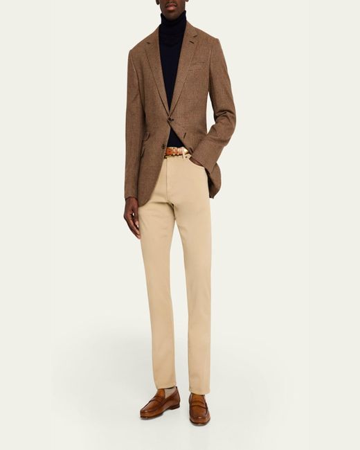 Ralph Lauren Natural Sherrington Slim Twill 5-Pocket Pants for men