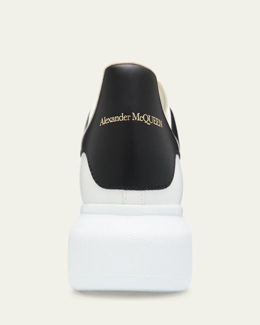 McQueen White Leather Oversized Sneakers for men