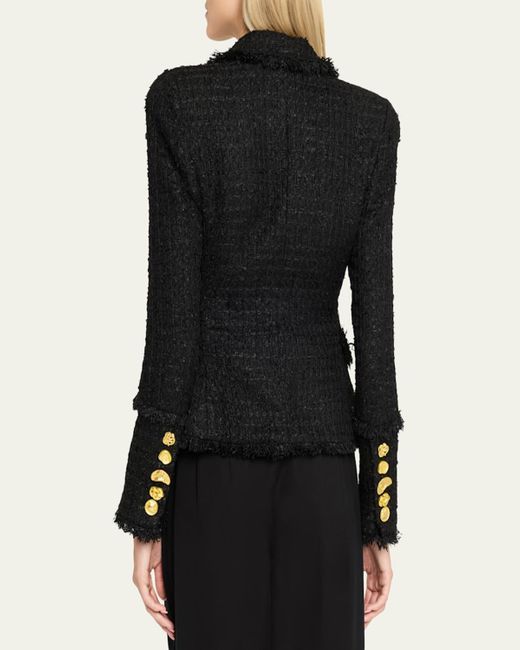 L'Agence Natural Kaisley Waffle Tweed Blazer