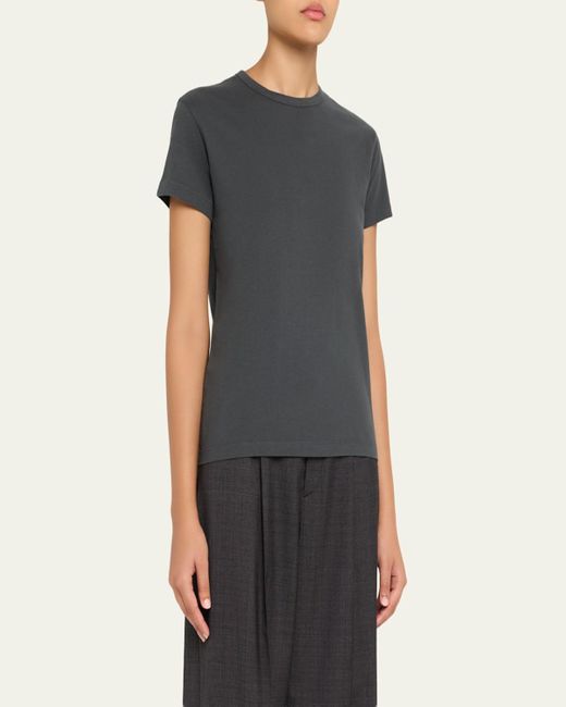 Officine Generale Black Lara Short-Sleeve Tee