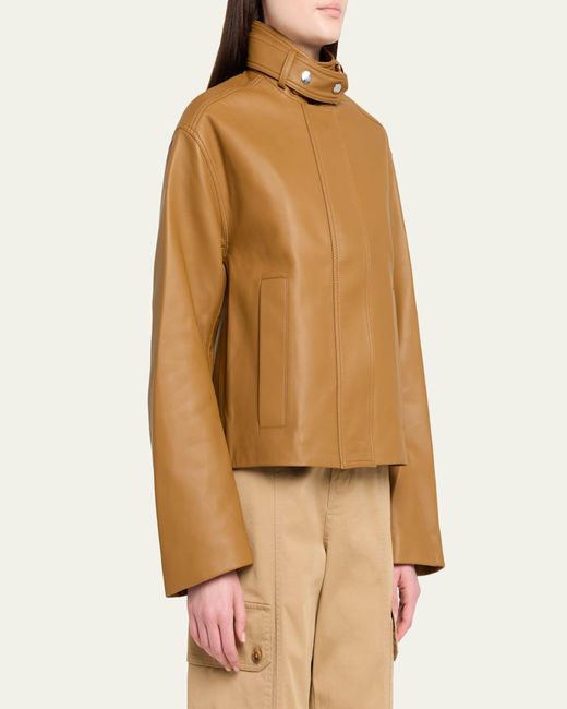 A.L.C. Natural Hudson Leather Jacket