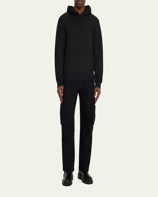 Mackage Black Krystian Double-Face Jersey Hoodie for men