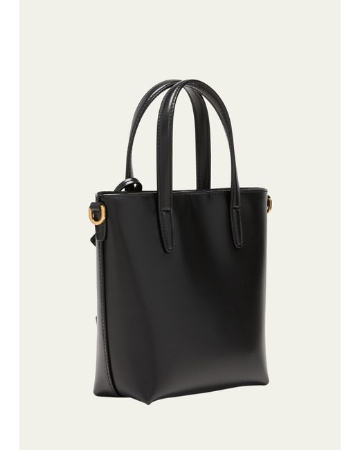 Saint Laurent Black Toy Leather Shopping Tote Bag