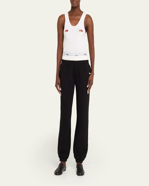 HOMMEGIRLS X Fruit Of The Loom Fruity Double-Logo Classic Tank Top in ...
