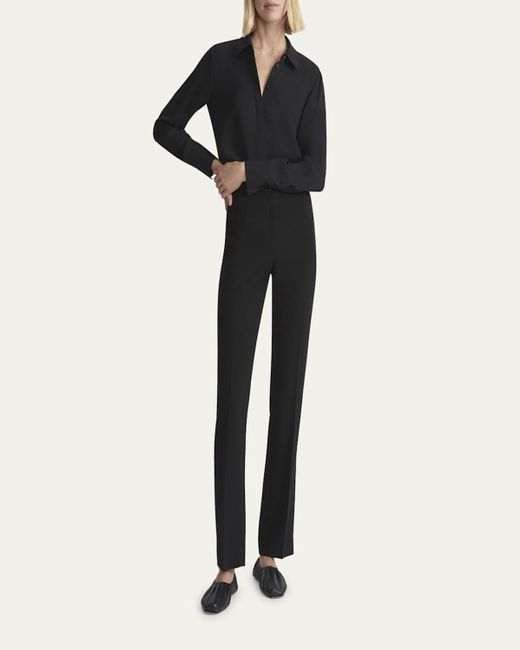 Lafayette 148 New York Blue Barrow Finessecrepe Pants