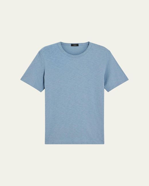 Theory Blue Cosmos Essential T-Shirt for men