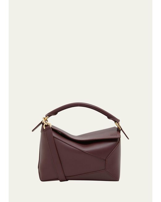 Loewe Black Puzzle Edge Small Top-handle Bag In Leather