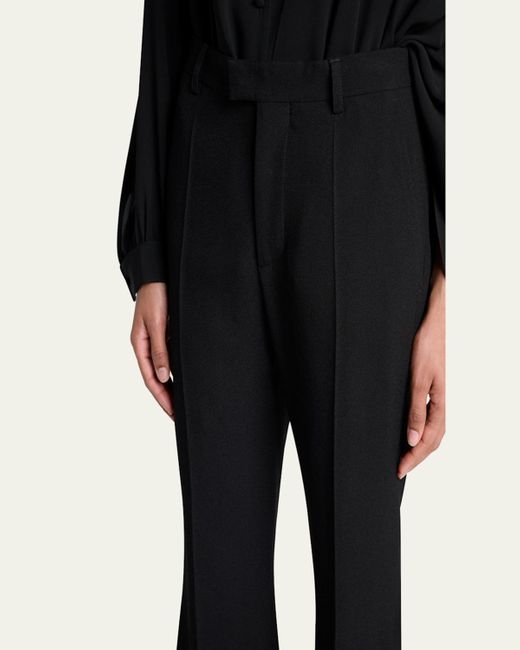 Balenciaga Black High-Rise Flare Pants