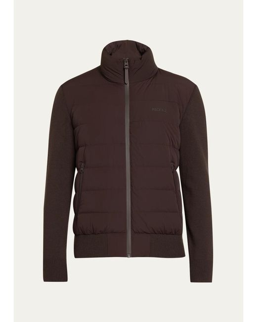 Mackage Brown Haney-City Light Down Jacket for men