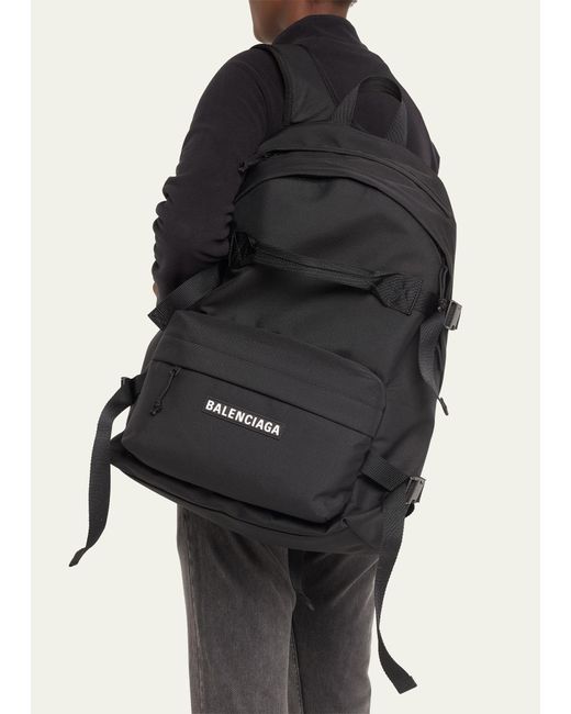 Balenciaga Black Water-repellent Ski Backpack