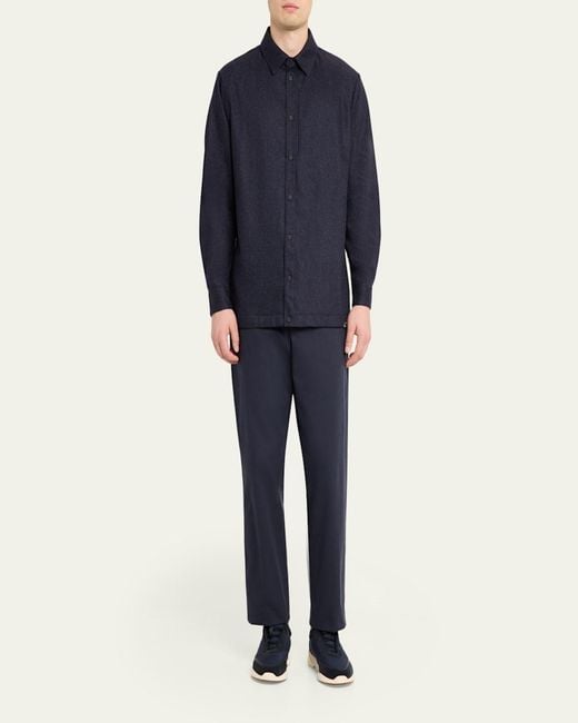 Sease Blue New Gate Drawstring Shirt for men