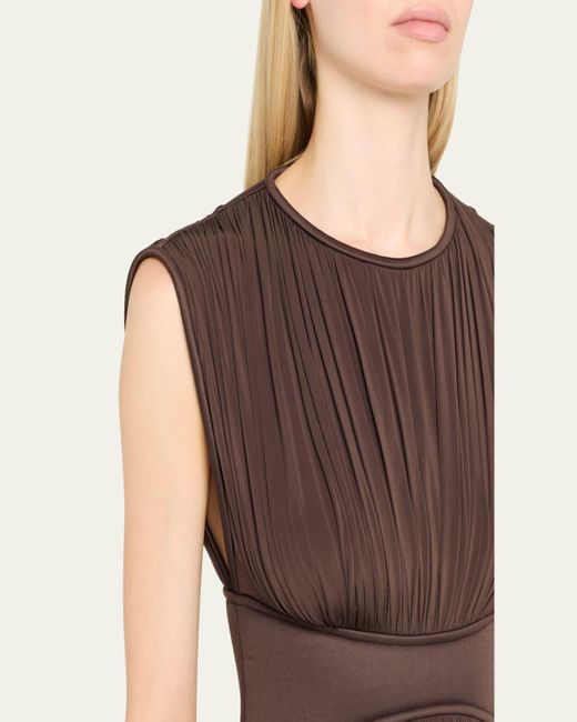 Zimmermann Brown Illuminate Column Dress
