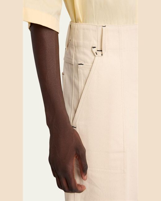 Jacquemus Natural Le Short De-Nimes Bermuda Shorts for men
