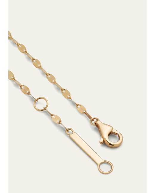 Lana Jewelry Metallic Flawless 14k Gold Open Circle Pendant Necklace