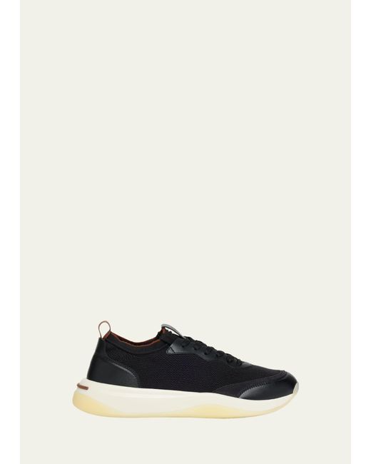 Loro Piana Walk Wish Knit Sneakers in White for Men | Lyst