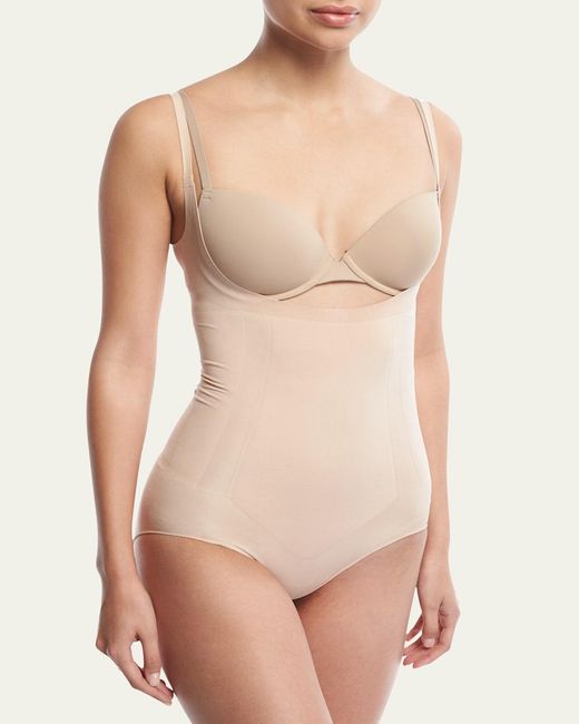 Spanx Natural Sculpt Oncore Open-Bust Brief Bodysuit