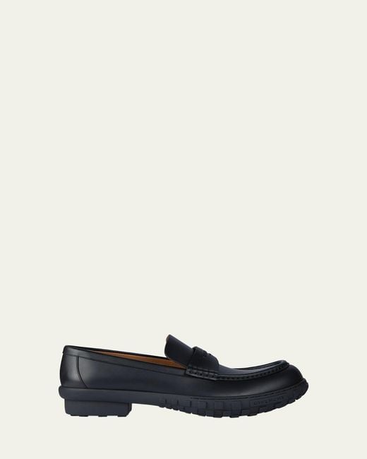 Givenchy White Echo Leather Loafers for men
