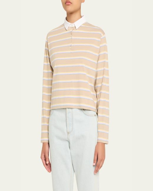 Kule Natural The Lexie Striped Polo