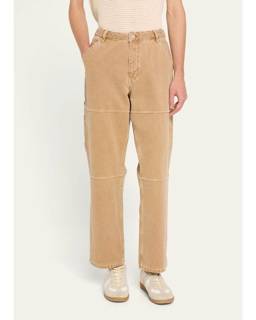 FRAME Natural Canvas Workwear Pants for men