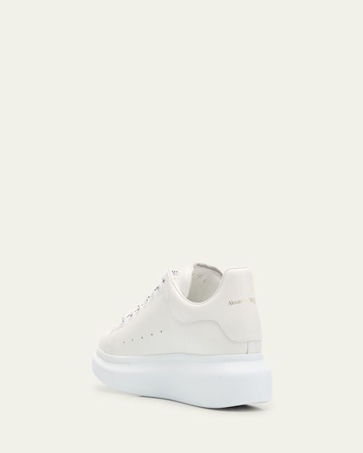 McQueen White Leather Oversized Sneakers for men