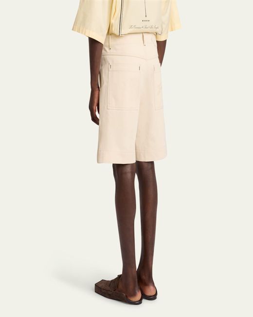 Jacquemus Natural Le Short De-Nimes Bermuda Shorts for men