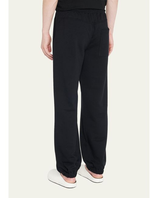 Marni Blue Sweatpants With Logo Tag for men