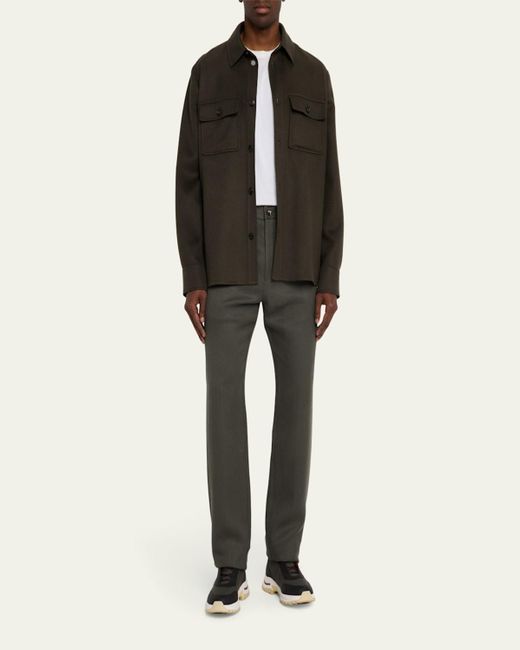 Loro Piana Multicolor Jim Cashmere Overshirt for men