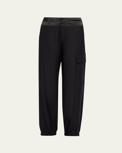 WE-AR4 Black The Bootleg Cargo Pants