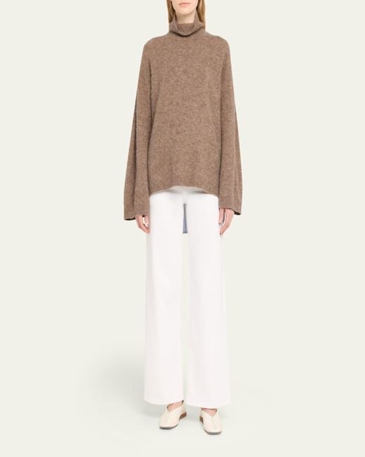 Sea Natural Mallory Combo Turtleneck Sweater