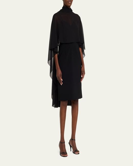 off the shoulder bodycon dress black Teri Jon One Shoulder Jacquard Gown with Statement Side Ruffle  The  Dressing Room