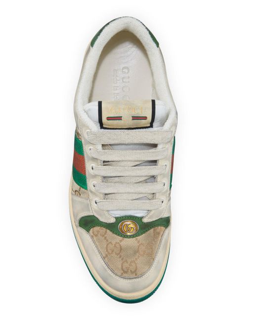 gucci distressed sneakers